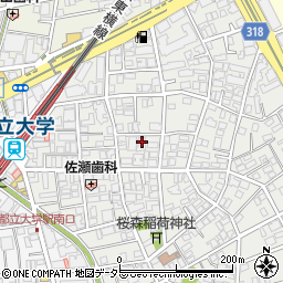 東京都目黒区平町1丁目17-15周辺の地図