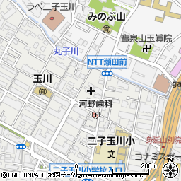 東京都世田谷区玉川4丁目10周辺の地図