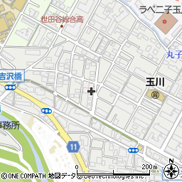 東京都世田谷区玉川4丁目25-10周辺の地図