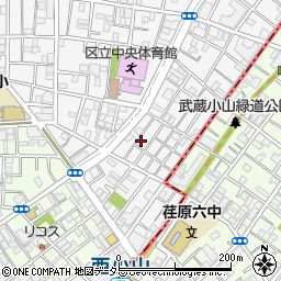 東京都目黒区目黒本町5丁目9周辺の地図