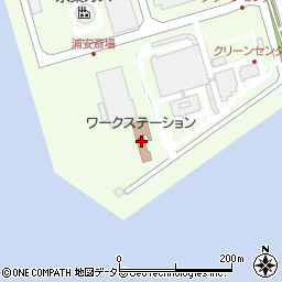 浦安市ワークステーション周辺の地図
