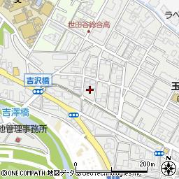 東京都世田谷区玉川4丁目27周辺の地図