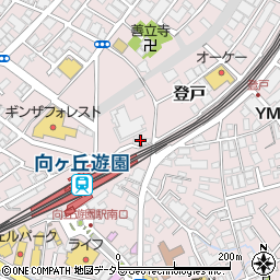 牛角向ヶ丘遊園店周辺の地図