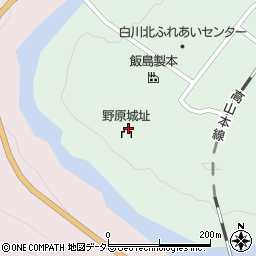 岐阜県加茂郡白川町河東942周辺の地図
