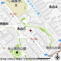 多摩市立　永山第二学童クラブ周辺の地図