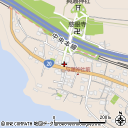 神奈川県相模原市緑区与瀬695周辺の地図