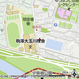 東京都世田谷区鎌田2丁目7周辺の地図