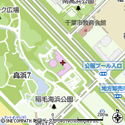 千葉市花の美術館周辺の地図