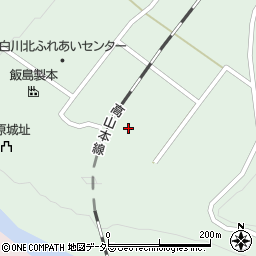 岐阜県加茂郡白川町河東582周辺の地図