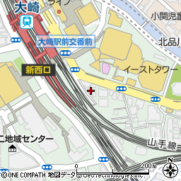 菱和パレス大崎駅前周辺の地図
