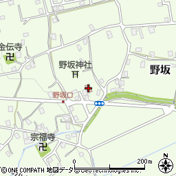 野坂公民館周辺の地図