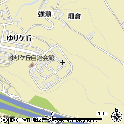 山梨県大月市賑岡町ゆりケ丘22周辺の地図