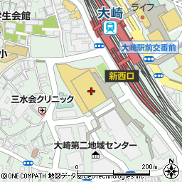 〒141-6090 東京都品川区大崎 ＴｈｉｎｋＰａｒｋＴｏｗｅｒ（地階・階層不明）の地図