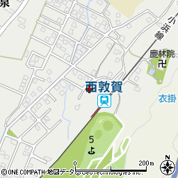 福井県敦賀市山泉41周辺の地図
