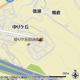 山梨県大月市賑岡町ゆりケ丘23周辺の地図