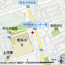 甲府信用金庫昭和支店周辺の地図