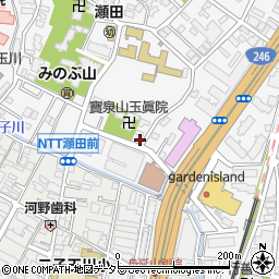 東京都世田谷区瀬田4丁目13-1周辺の地図