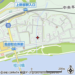 山梨県上野原市新田440-1周辺の地図