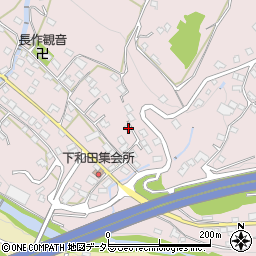 山梨県大月市七保町下和田306周辺の地図