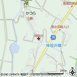 神垣沢周辺の地図