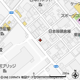 ゆで太郎新港店周辺の地図