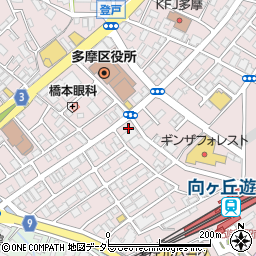 鵬建設株式会社　寮周辺の地図