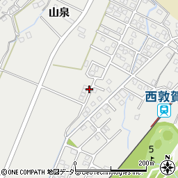 福井県敦賀市山泉75周辺の地図