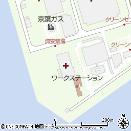 浦安市斎場周辺の地図