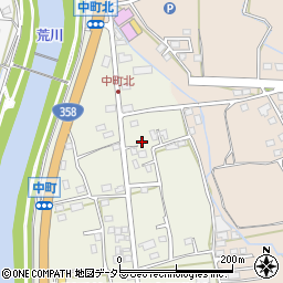 山梨県甲府市中町443周辺の地図