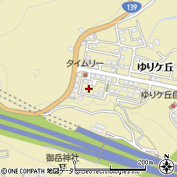 山梨県大月市賑岡町ゆりケ丘10周辺の地図