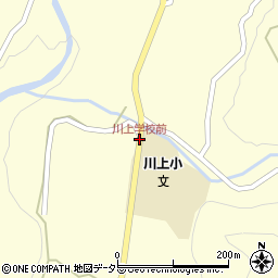 川上学校前周辺の地図