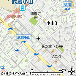 アンク美容室武蔵小山店周辺の地図