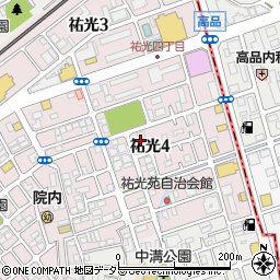 中沢ハウス周辺の地図