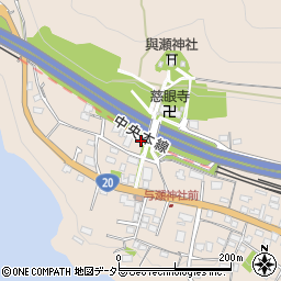 神奈川県相模原市緑区与瀬1400周辺の地図