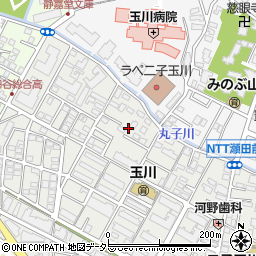 東京都世田谷区玉川4丁目20周辺の地図