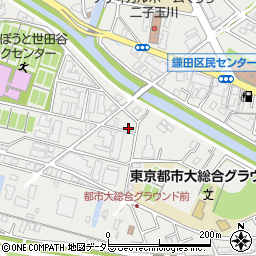 東京都世田谷区鎌田2丁目14-2周辺の地図