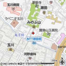 東京都世田谷区瀬田4丁目2-7周辺の地図