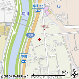 山梨県甲府市中町464周辺の地図