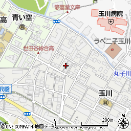 東京都世田谷区玉川4丁目36周辺の地図