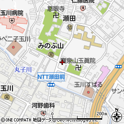 東京都世田谷区瀬田4丁目13-9周辺の地図