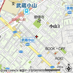 洋麺屋五右衛門 武蔵小山店周辺の地図