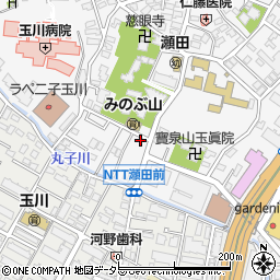 東京都世田谷区瀬田4丁目2-11周辺の地図