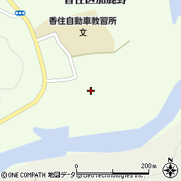 兵庫県美方郡香美町香住区加鹿野162周辺の地図