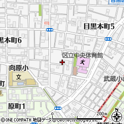 東京都目黒区目黒本町5丁目26周辺の地図