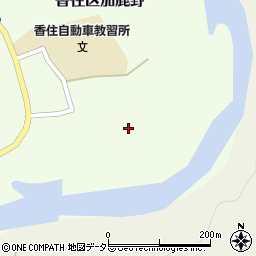 兵庫県美方郡香美町香住区加鹿野109周辺の地図