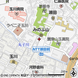 東京都世田谷区瀬田4丁目3-10周辺の地図