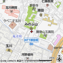 東京都世田谷区瀬田4丁目2-10周辺の地図