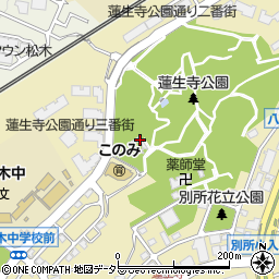 東京都八王子市別所1丁目28周辺の地図