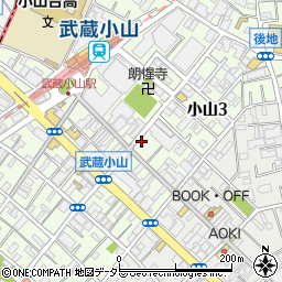 京屋そば店周辺の地図