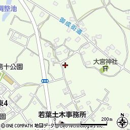 千葉県千葉市若葉区金親町43周辺の地図